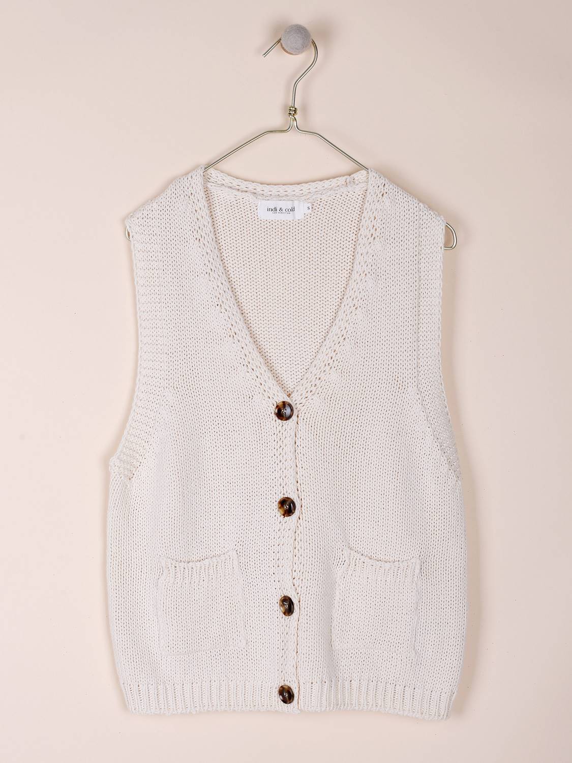 RECYCLED KNITTED VEST