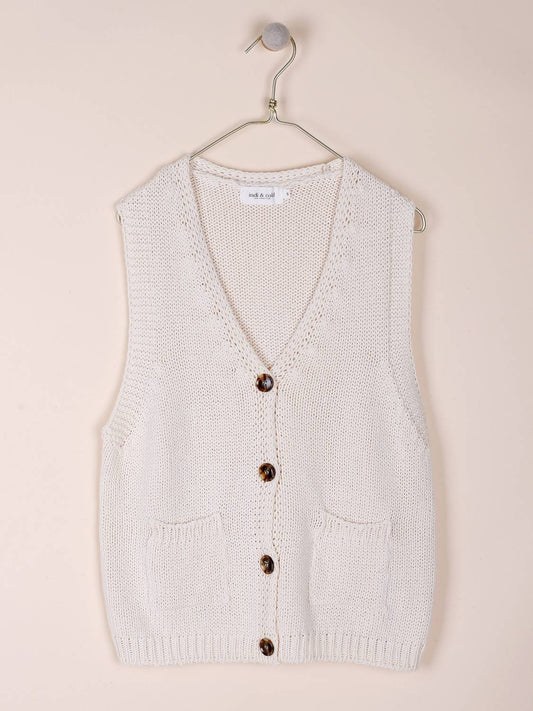 RECYCLED KNITTED VEST