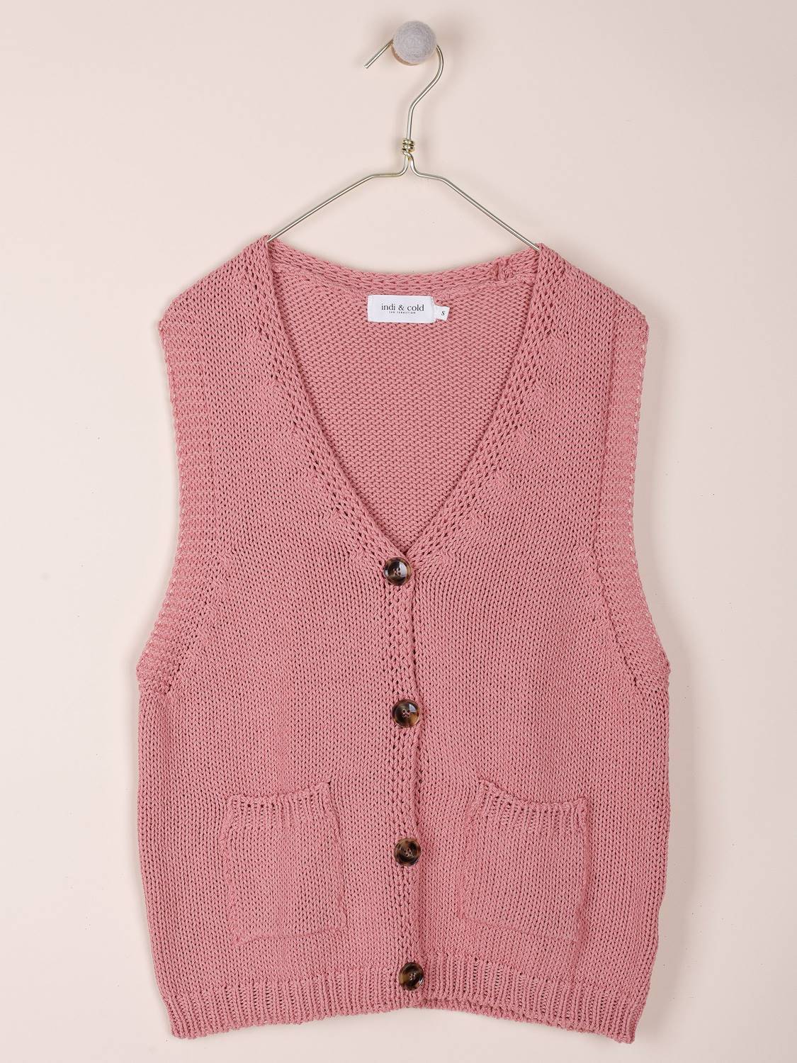 RECYCLED KNITTED VEST