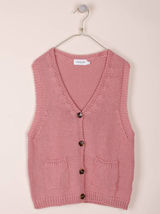 RECYCLED KNITTED VEST
