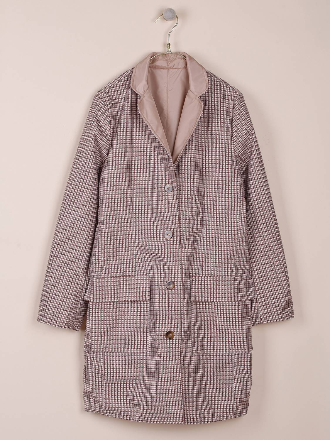 GABARDINA REVERSIBLE CUADROS