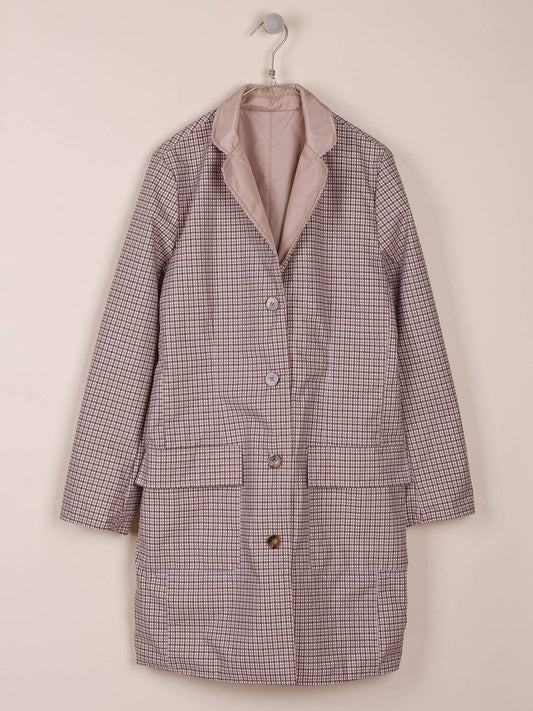 GABARDINA REVERSIBLE CUADROS