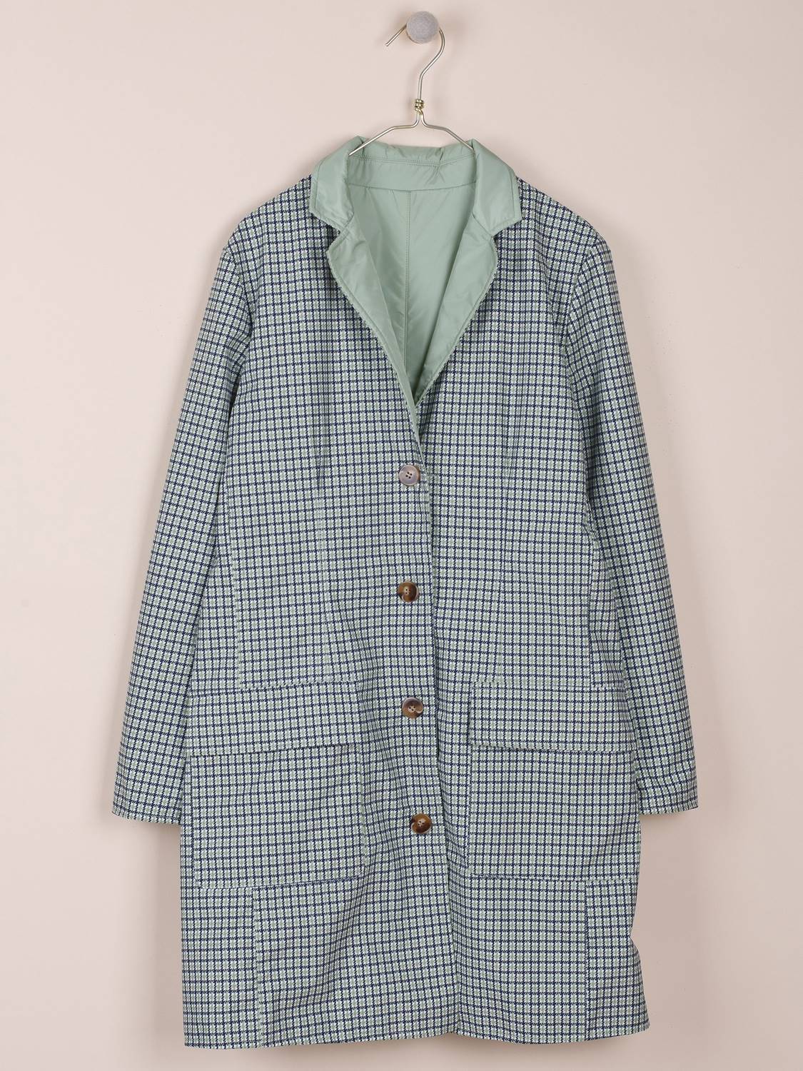 GABARDINA REVERSIBLE CUADROS