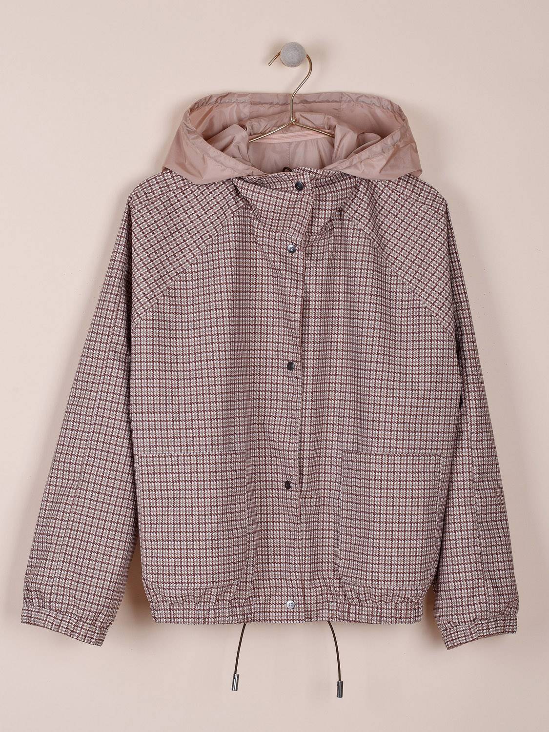 SHORT CHECKED JACKET