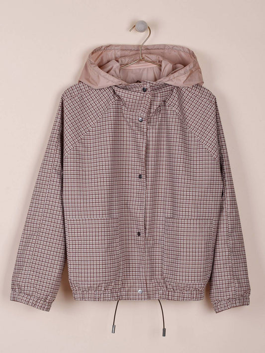 SHORT CHECKED JACKET