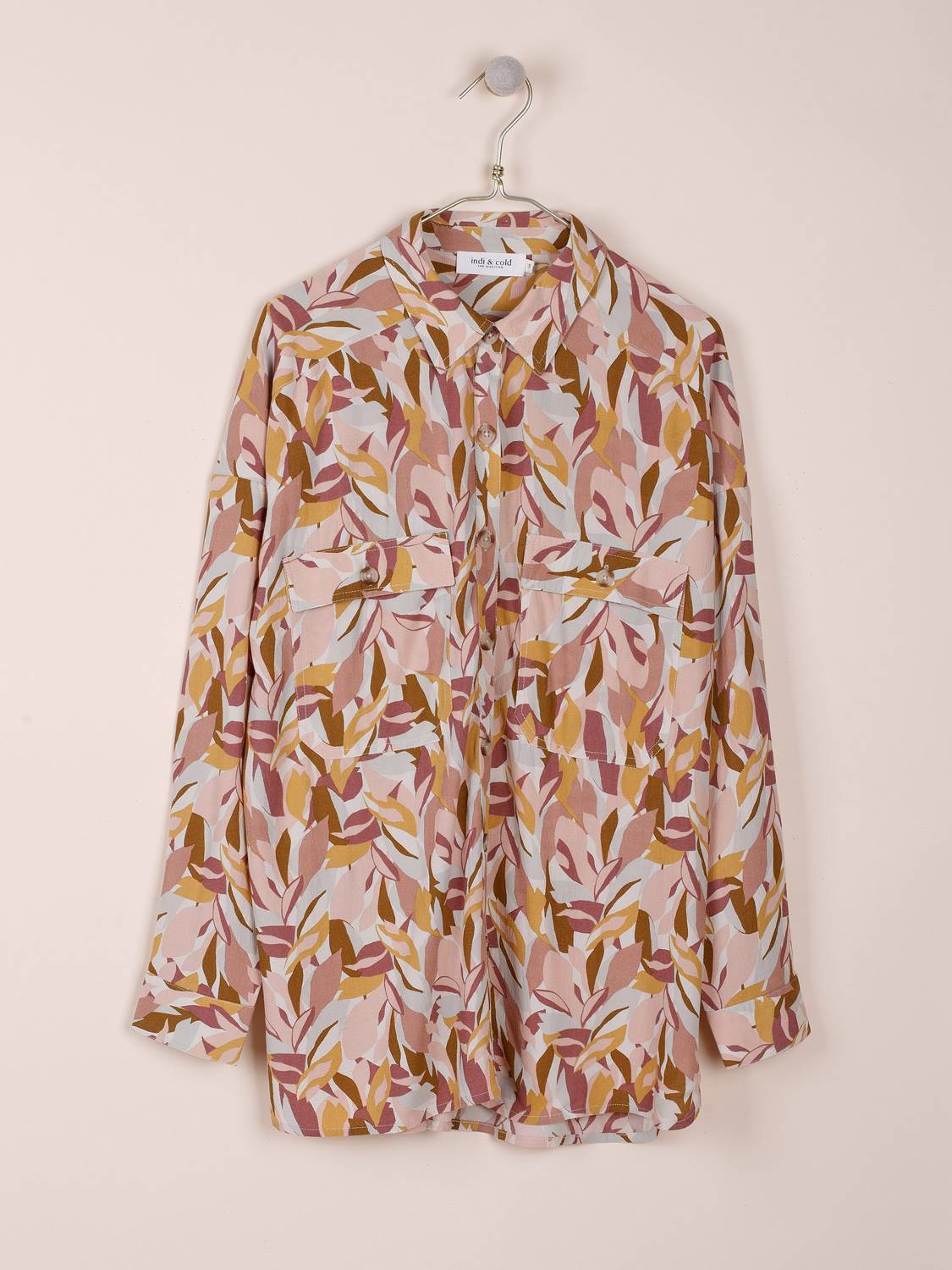 ECOVERO LEAVES SHIRT