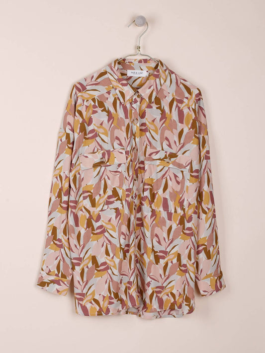ECOVERO LEAVES SHIRT