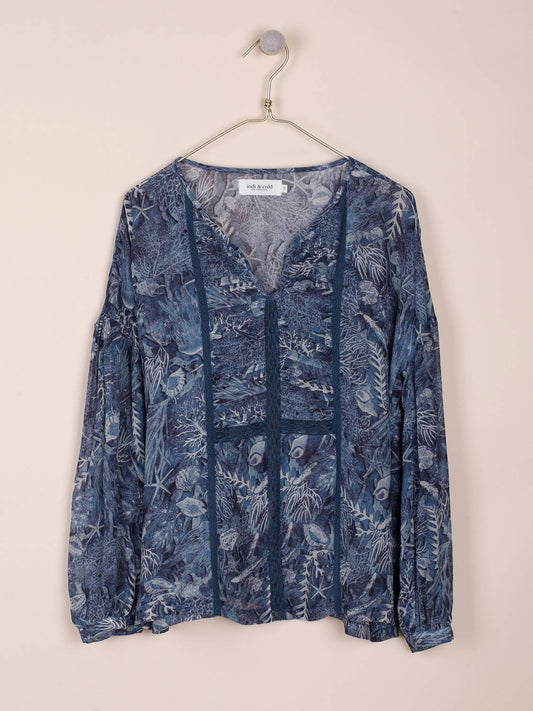 BLOUSE EN GEORGETTE