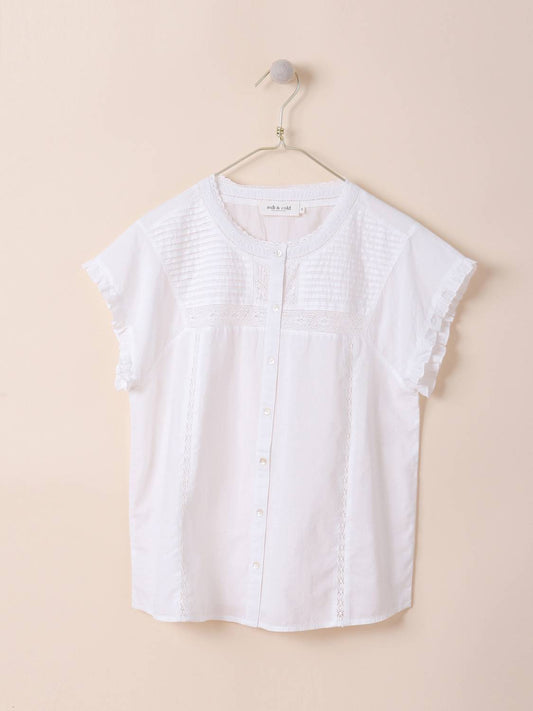 CAMISA ALGODÓN PUNTILLAS