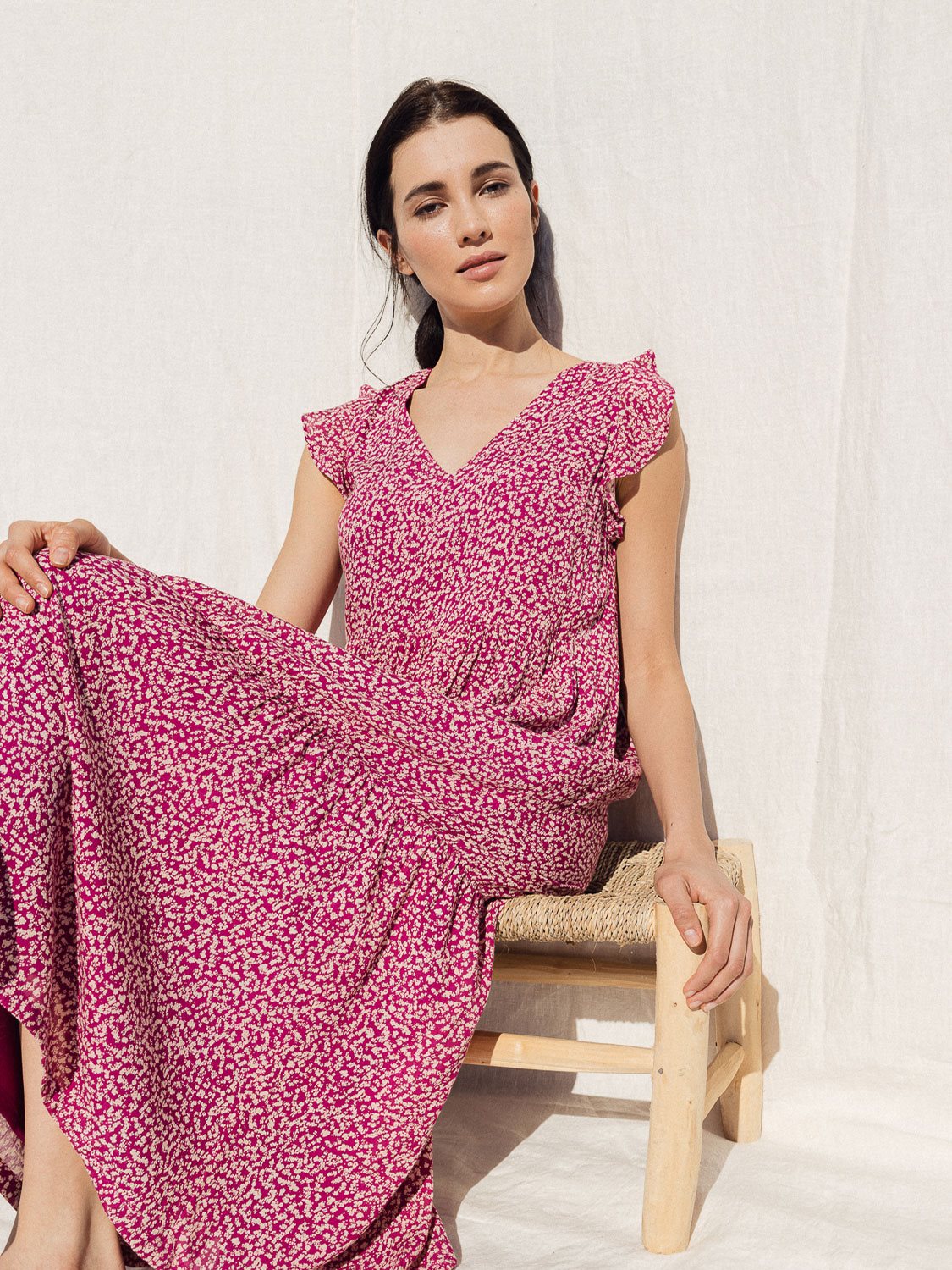 VESTIDO CLARA MINI FLOR
