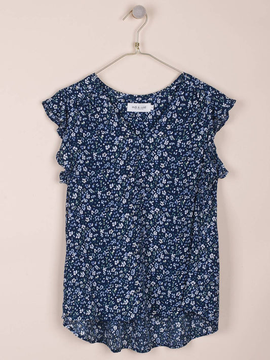 ECOVERO V-NECK BLOUSE
