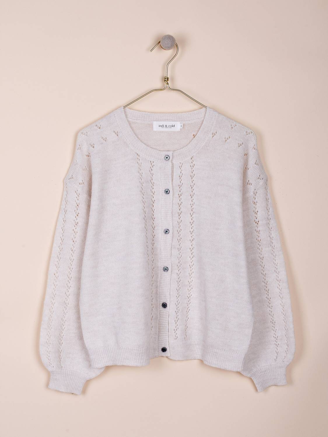 CHAQUETA CALADOS ALPACA