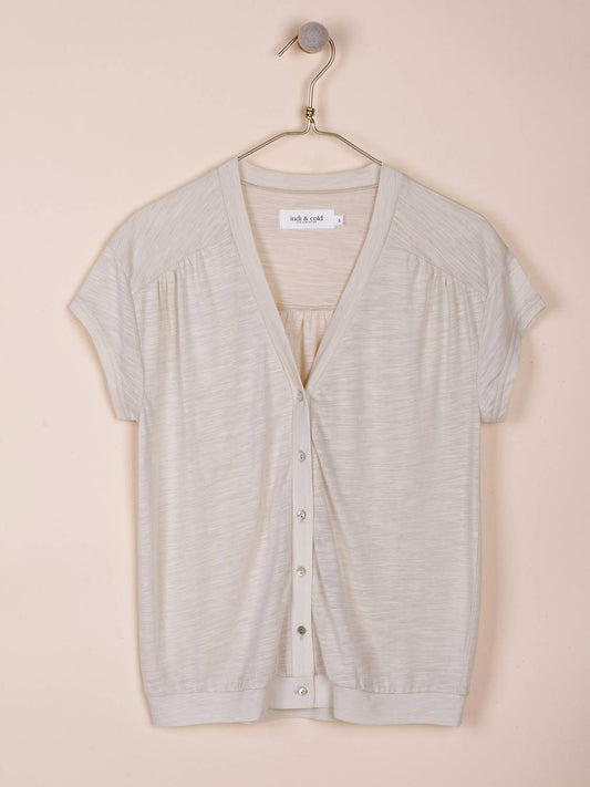 CAMISETA TENCEL BOTONES