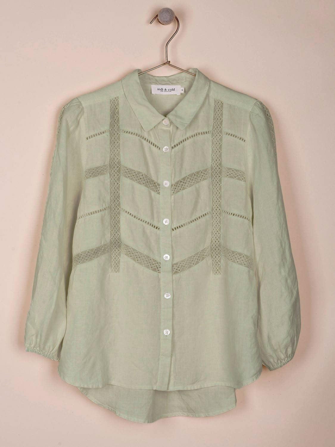 CAMISA ROMÁNTICA VAINICAS CÁÑAMO