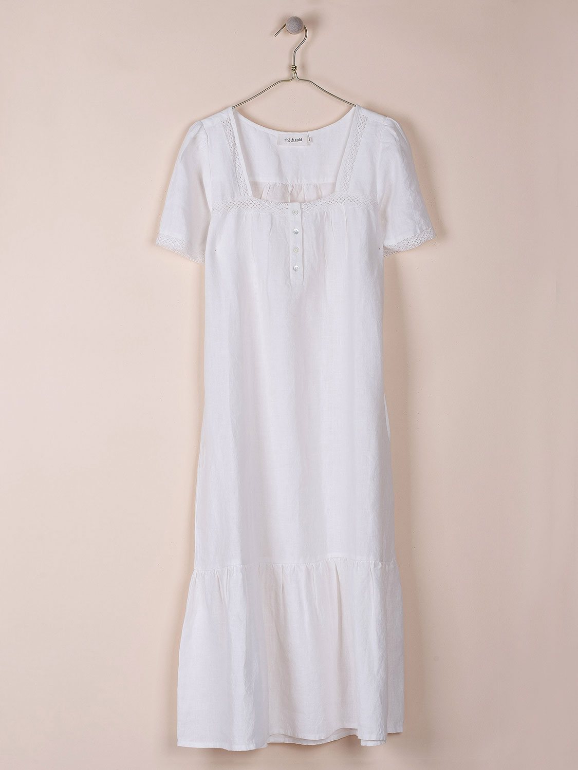 VESTIDO ROMÁNTICO CÁÑAMO