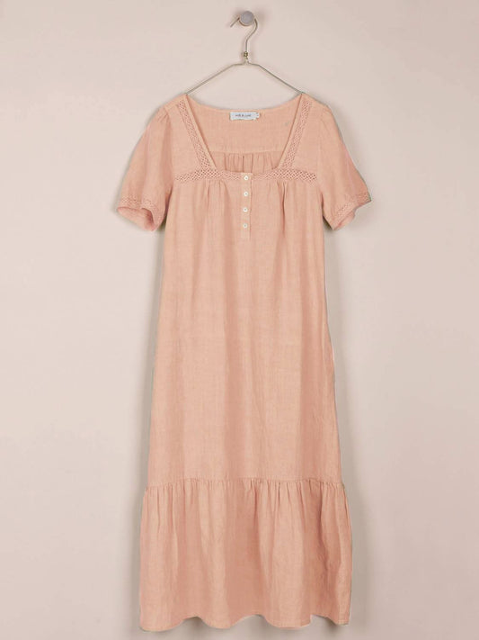 VESTIDO ROMÁNTICO CÁÑAMO