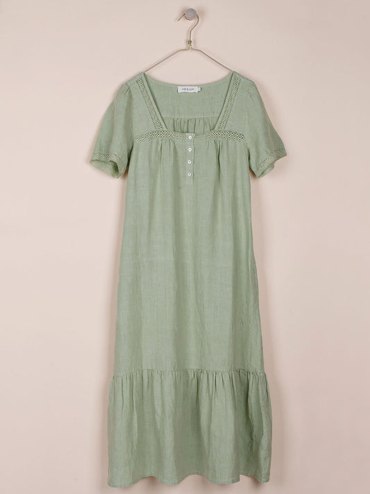 VESTIDO ROMÁNTICO CÁÑAMO