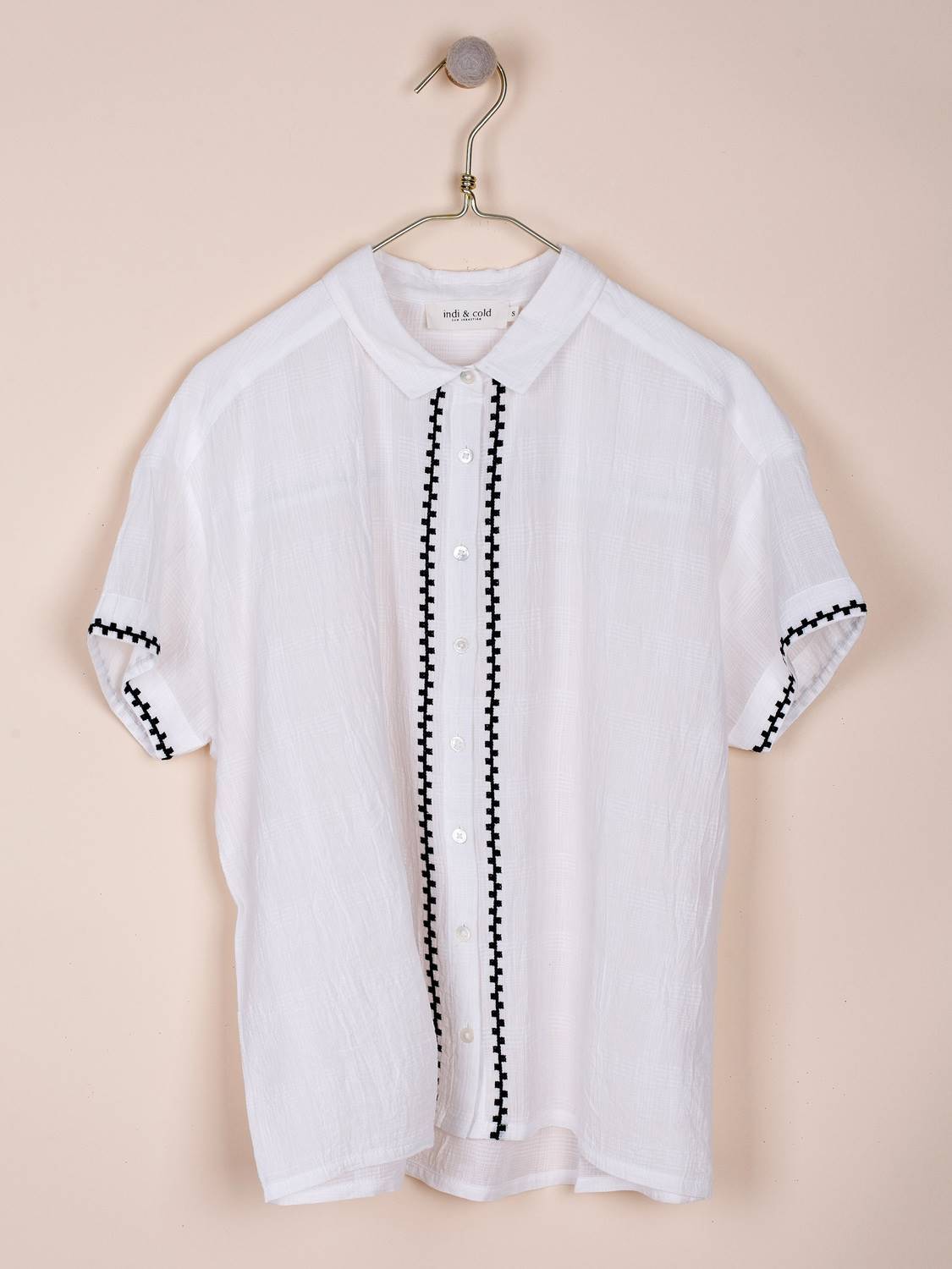 EMBROIDERED COTTON SHIRT