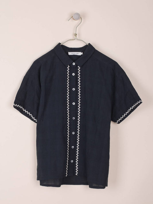 EMBROIDERED COTTON SHIRT
