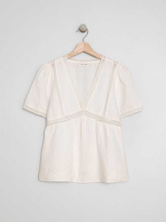 BLUSA PUNTILLA INSERTADA
