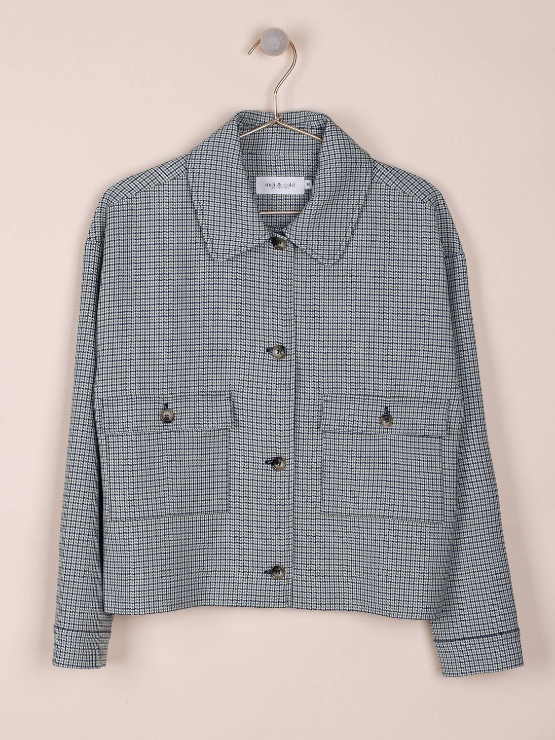 SHORT CHECKED JACKET