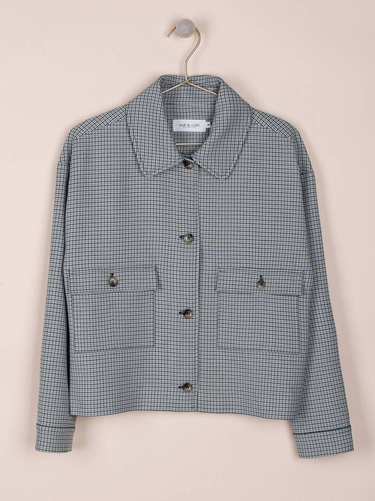 SHORT CHECKED JACKET