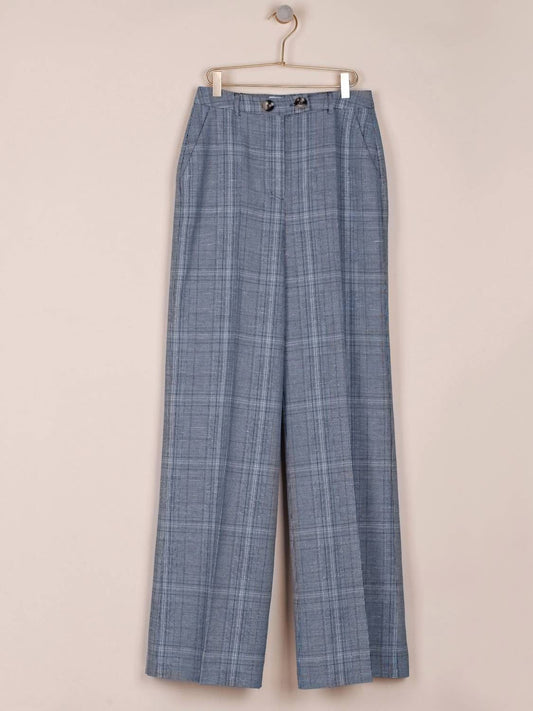 PANTALÓN PALAZZO CUADROS