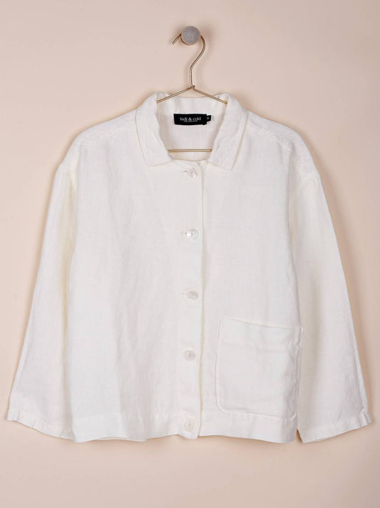 CHAQUETA CORTA LINO