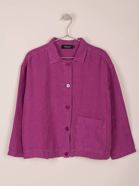 CHAQUETA CORTA LINO