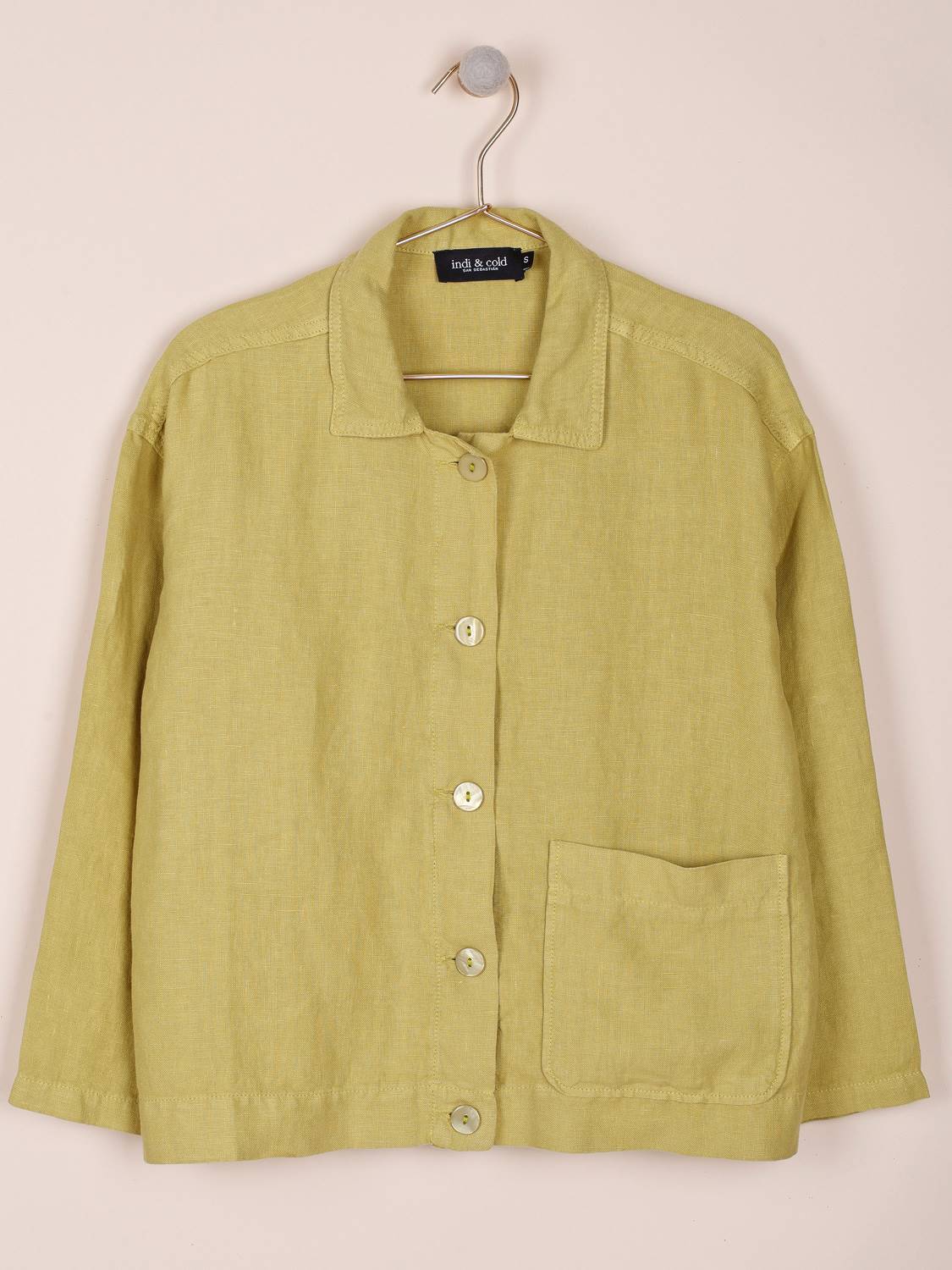 CHAQUETA CORTA LINO