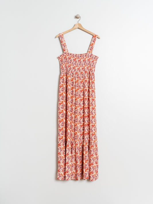 VESTIDO MIDI ENGOMADO