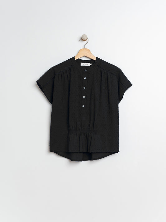 BLOUSE EN COTON ÉPONGE