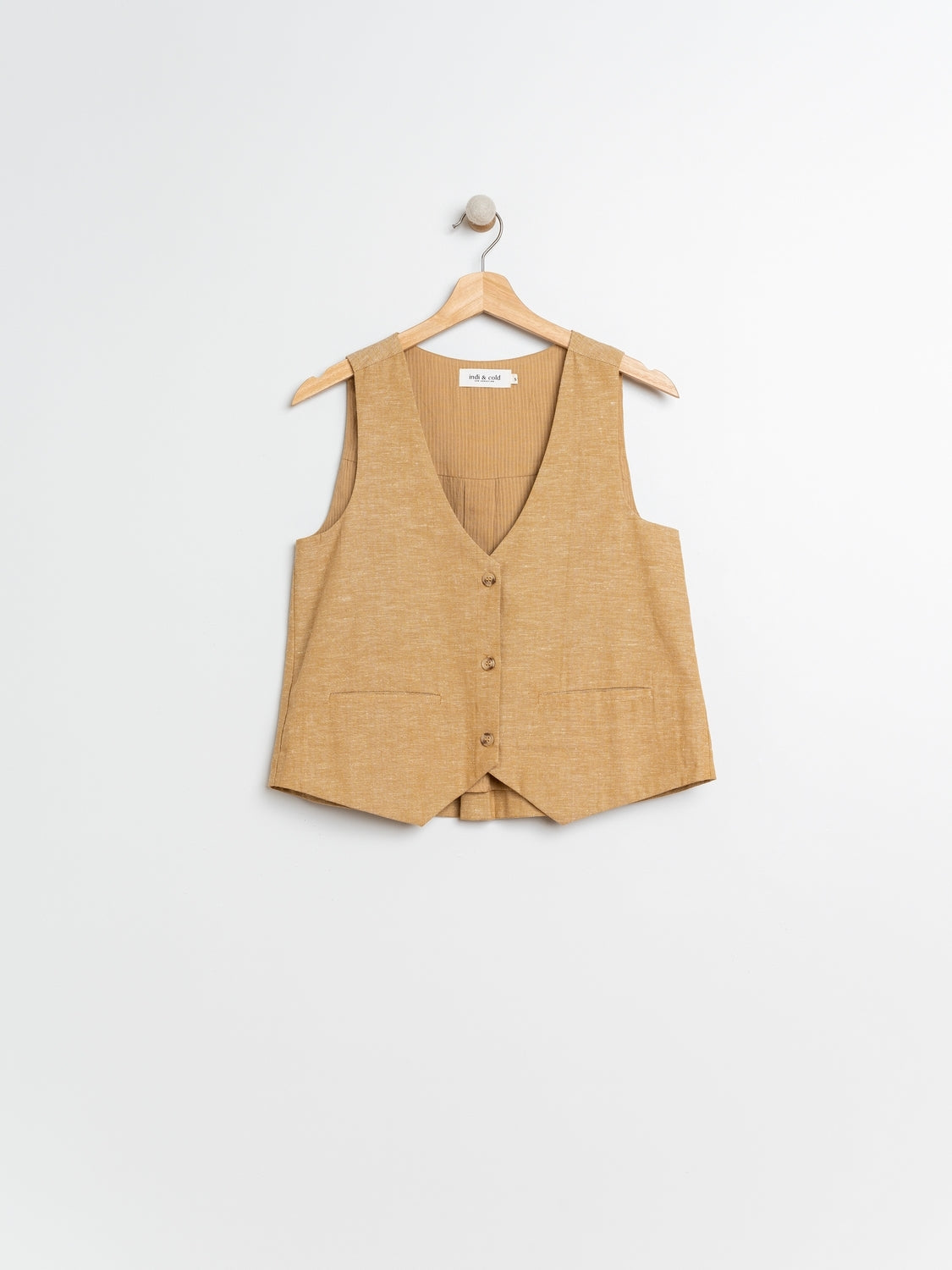 COTTON-LINEN VEST