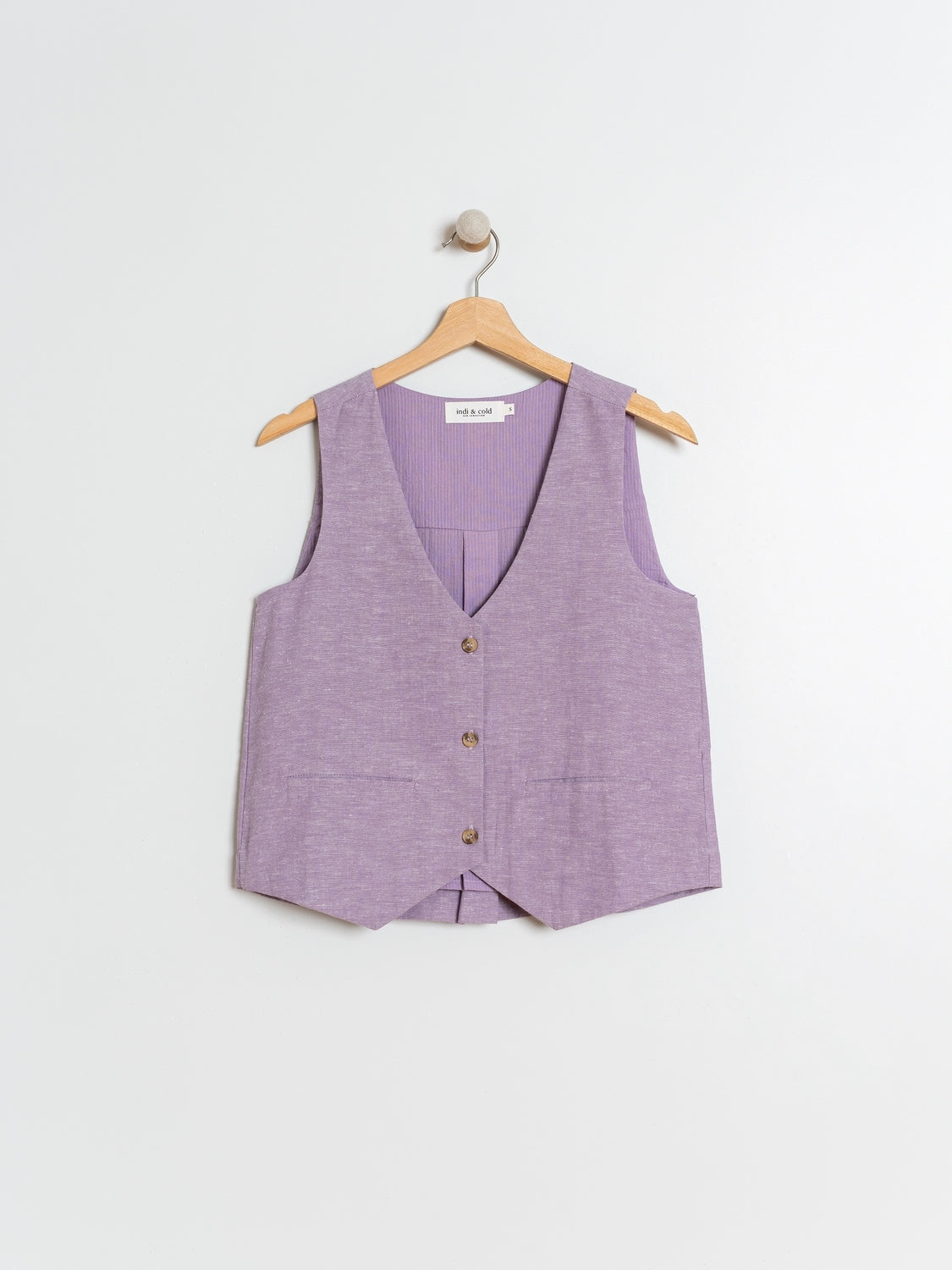 COTTON-LINEN VEST