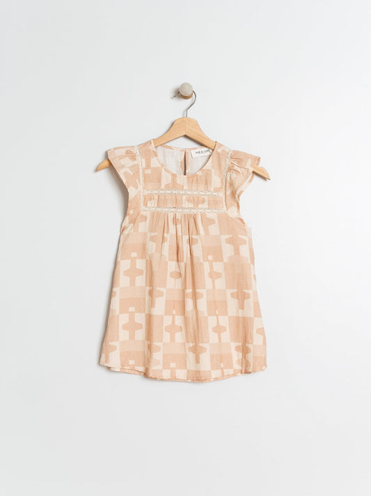 BLUSA ETNIC BICOLOR