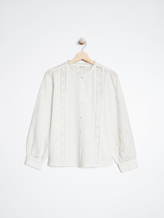 CAMISA ROMÁNTICA PUNTILLAS