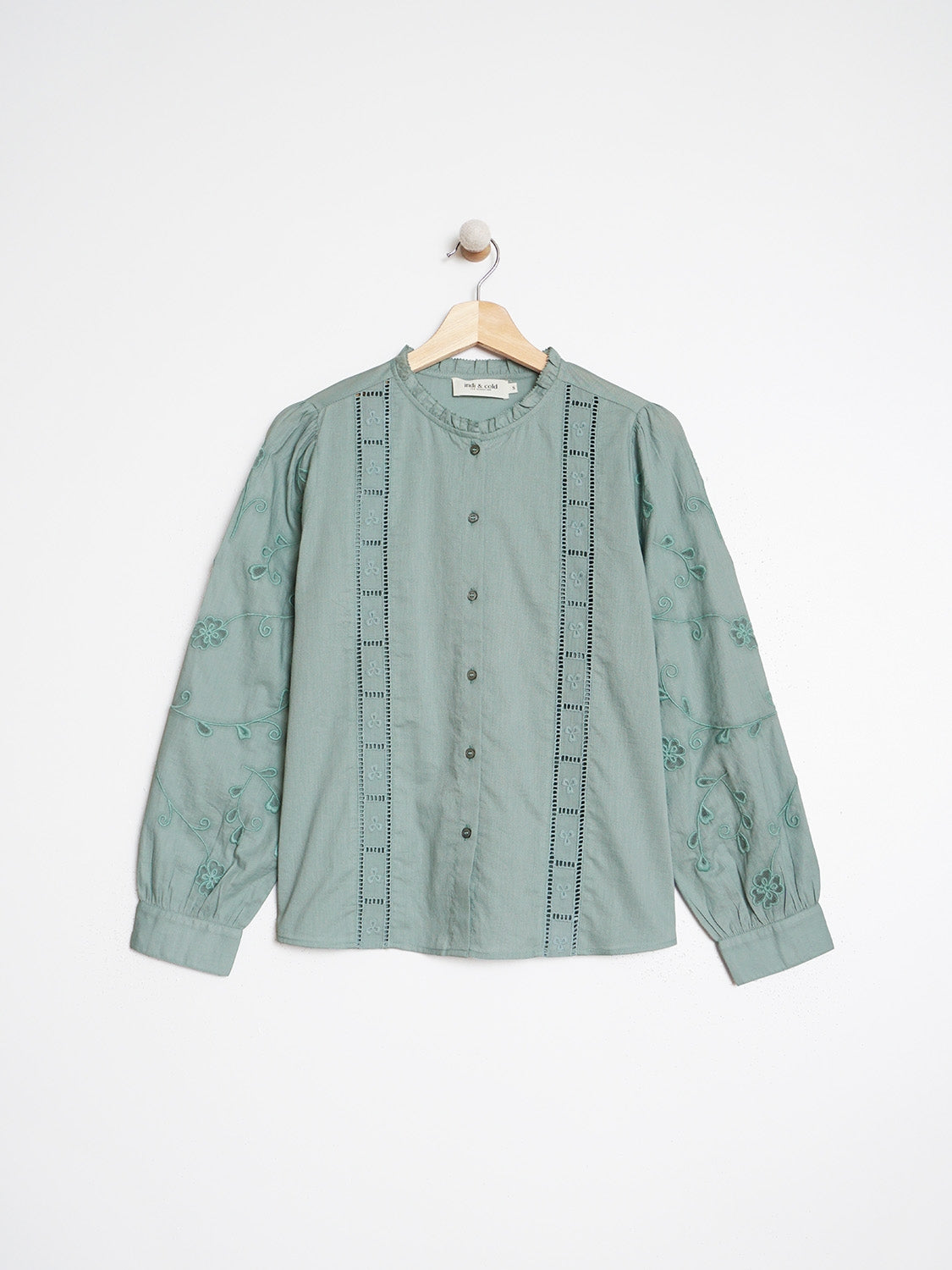 CAMISA ROMÁNTICA PUNTILLAS