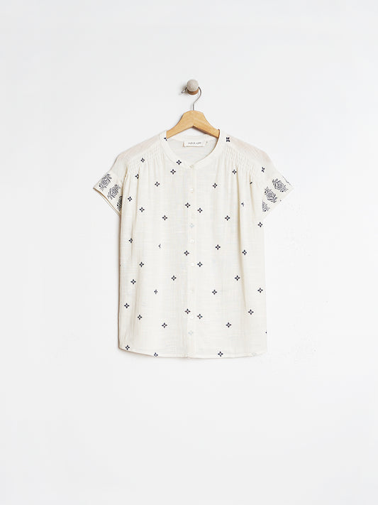 CAMISA CROSS PRINT