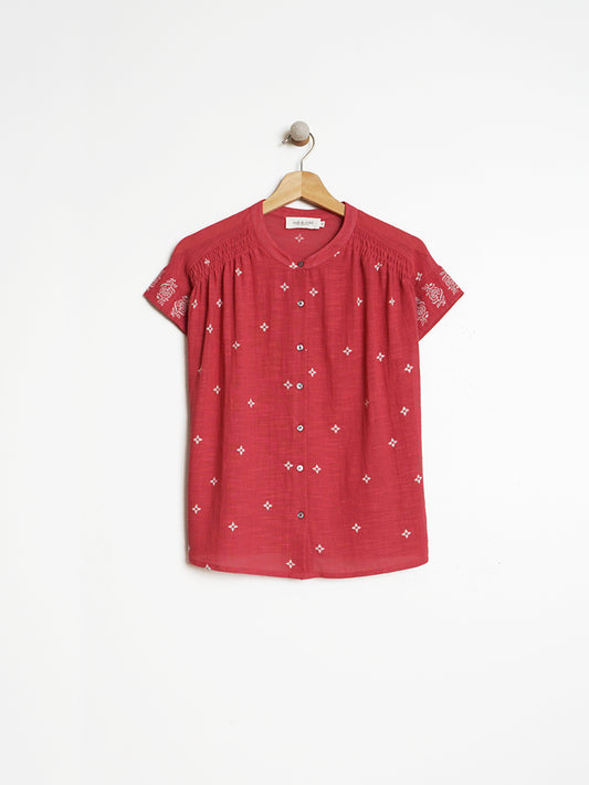 CAMISA CROSS PRINT