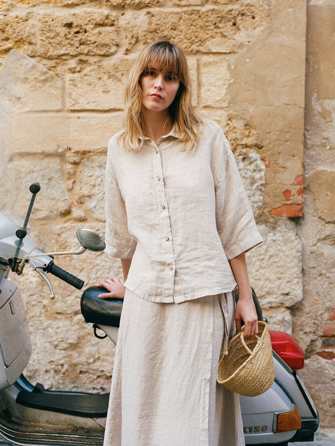 CAMISA OVERSIZE LINO