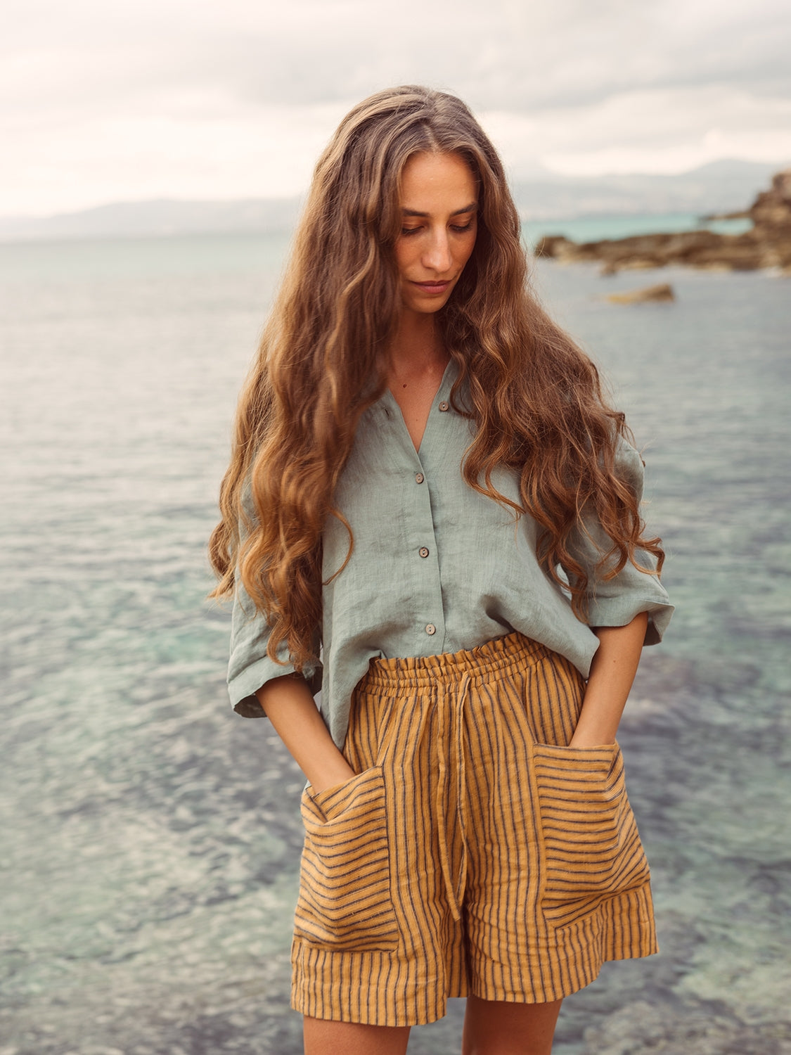 CAMISA OVERSIZE LINO