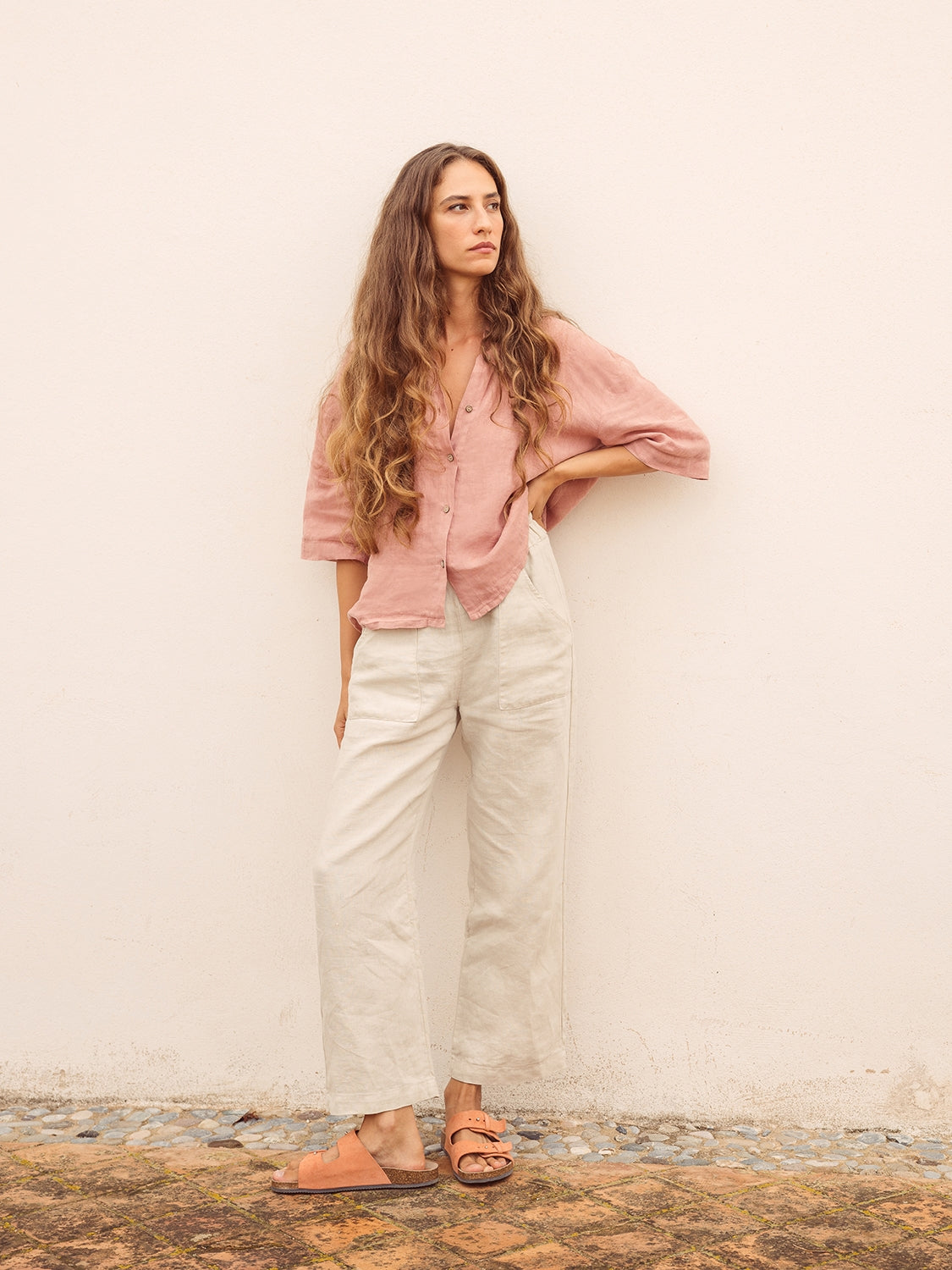 PANTALON FLUIDE EN LIN