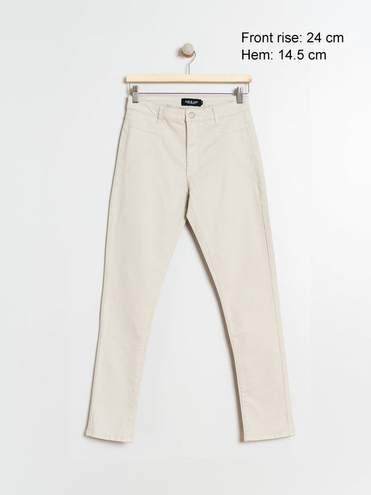 PANTALON SLIM COULEUR