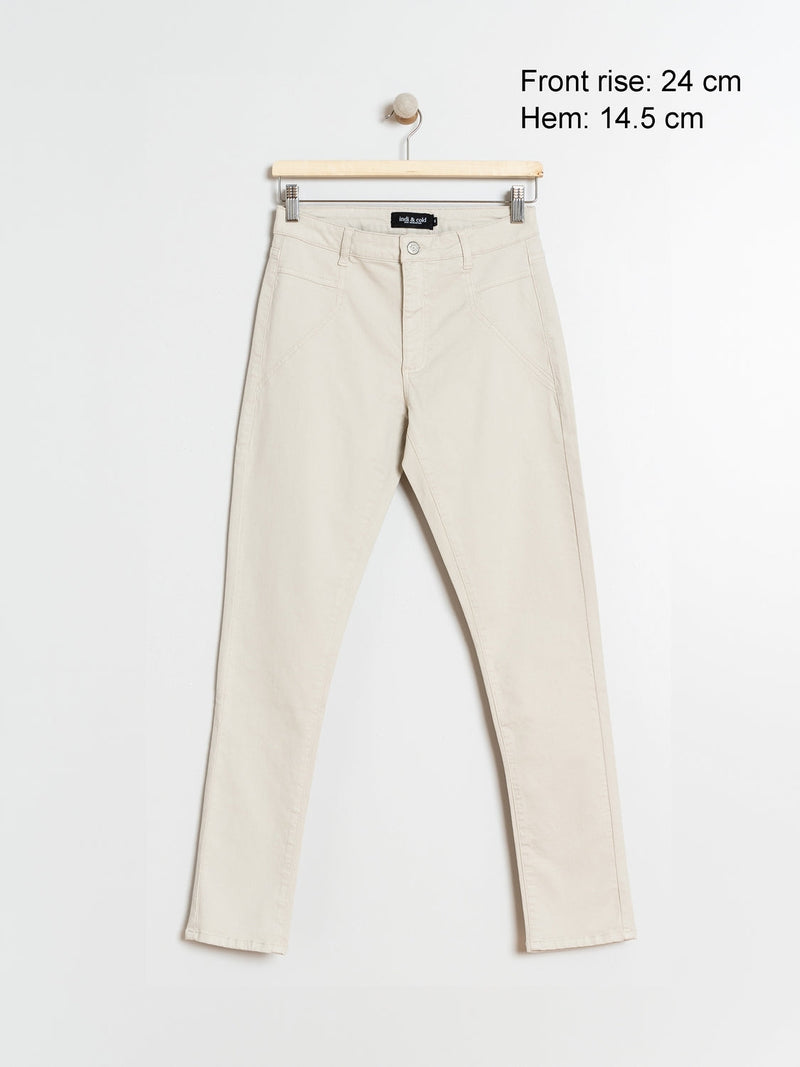 PANTALON SLIM COULEUR