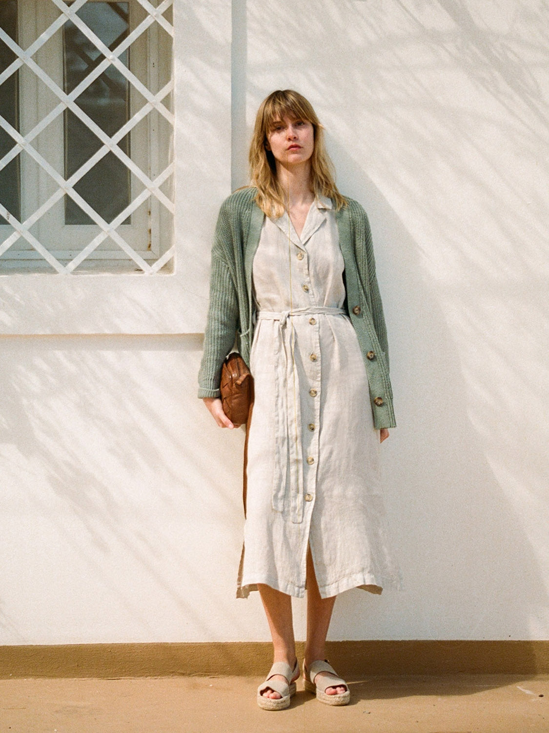 VESTIDO CAMISERO LINO