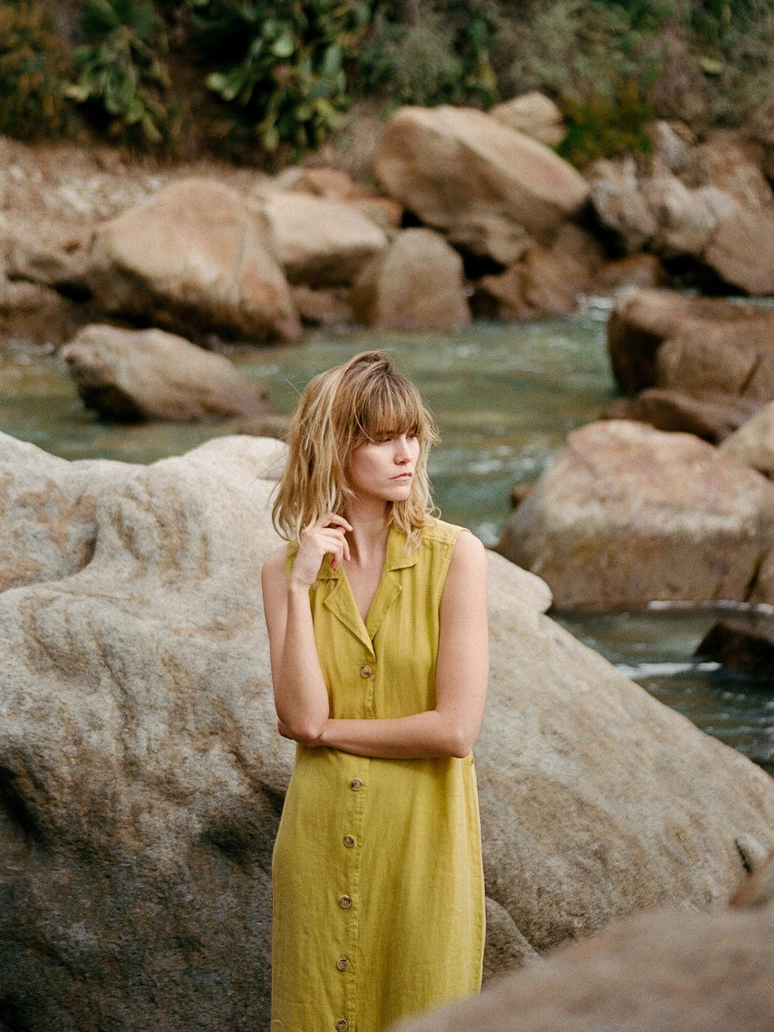 VESTIDO CAMISERO LINO