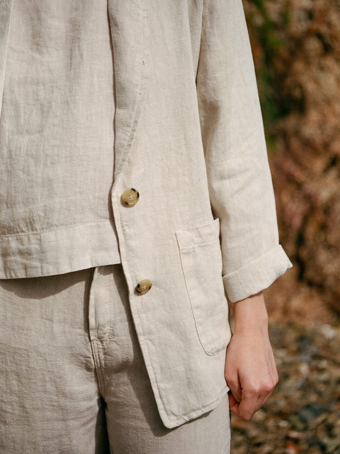 CROP TIRANTE LINO