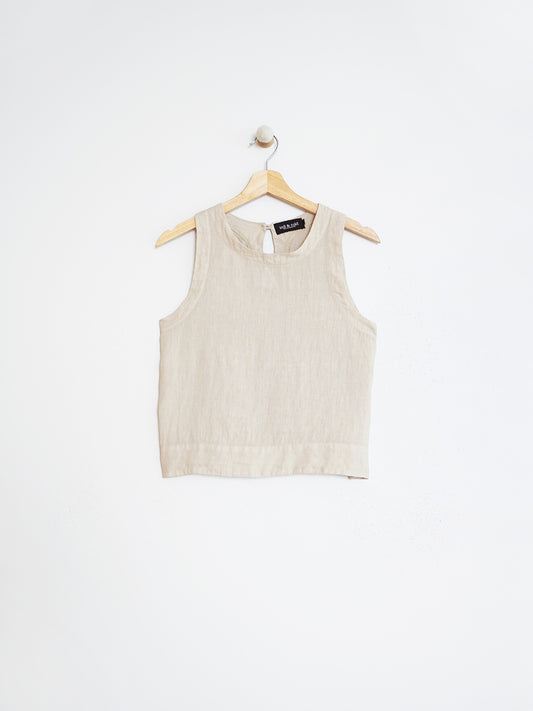 CROP TIRANTE LINO