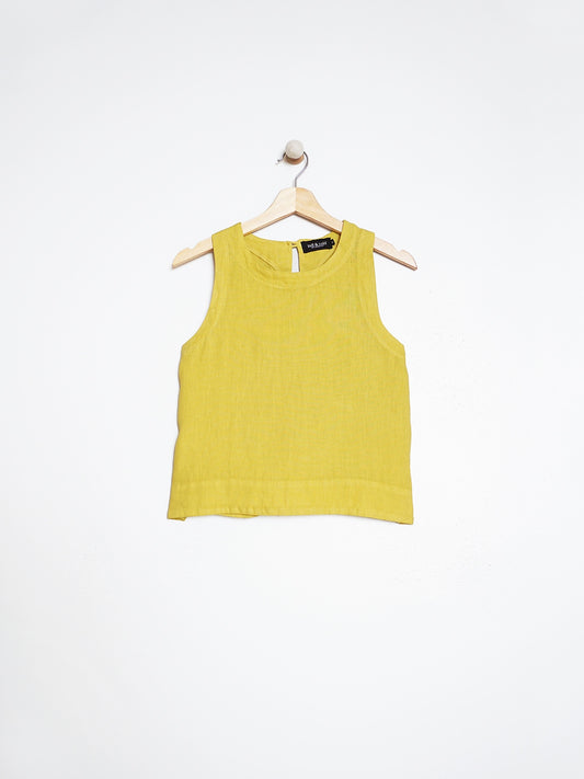 CROP TIRANTE LINO