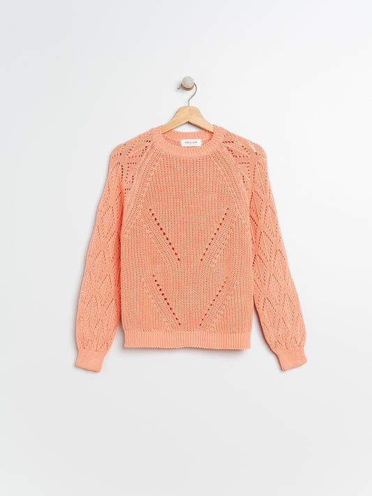 PULL EN MAILLE OUVERTE